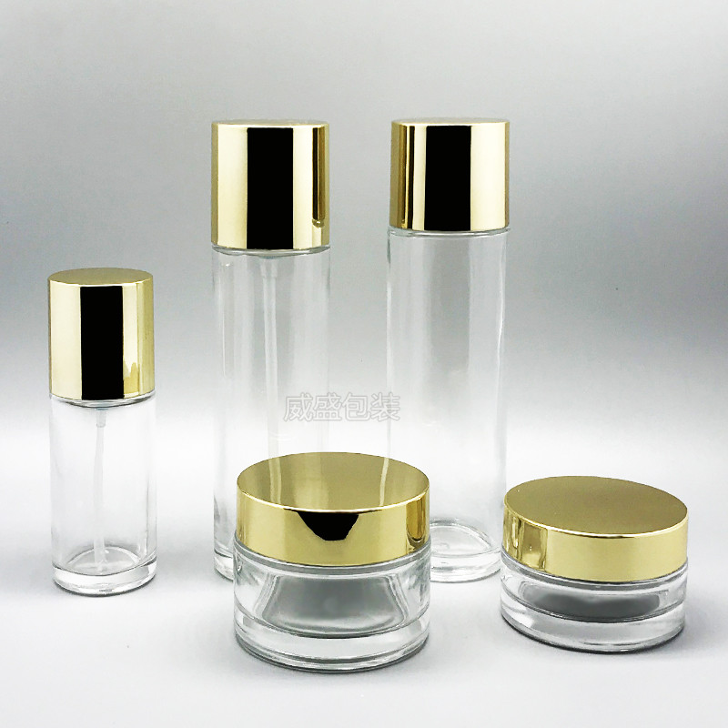 直圆hth.com玻璃瓶 面霜瓶子批发乳液按压瓶子(图3)