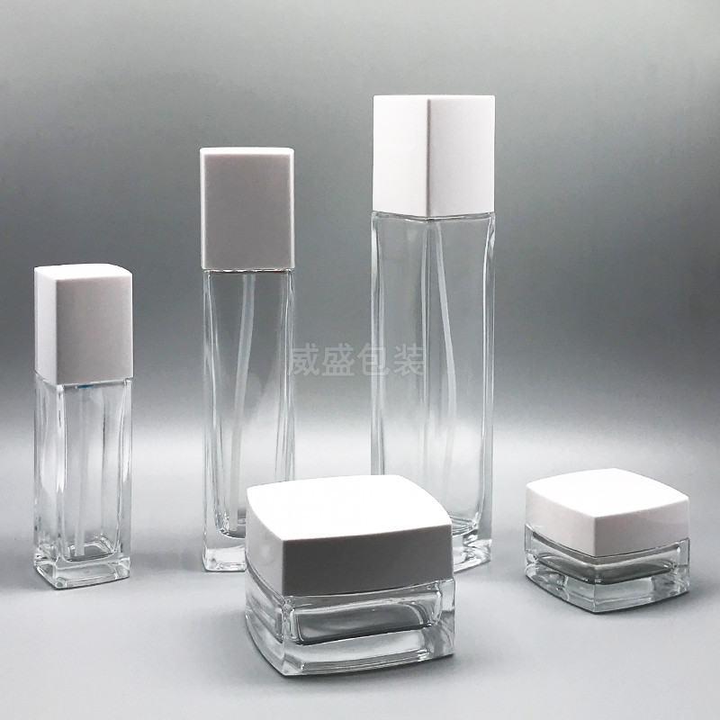 方形hth.com玻璃瓶 面霜瓶子黑色玻璃瓶现货(图8)